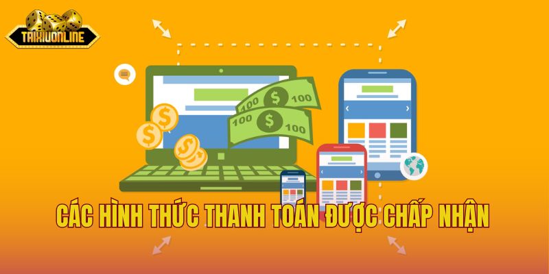 Các hình thức thanh toán được chấp nhận